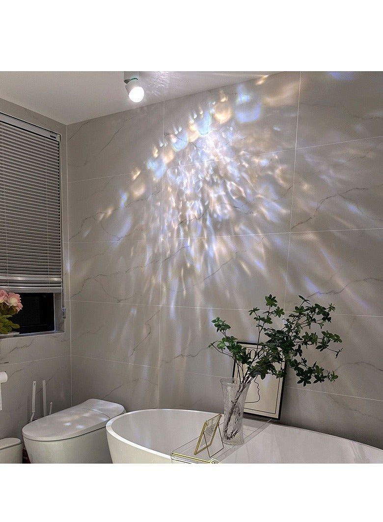 Ocean Wave Projector Lights, 16 Color Changing Crystal Lamp with Remote Control, Starry Night Light Projector, Dynamic Bedside Lamp Romantic Gift for Bedroom Living Room Decor - Image 5