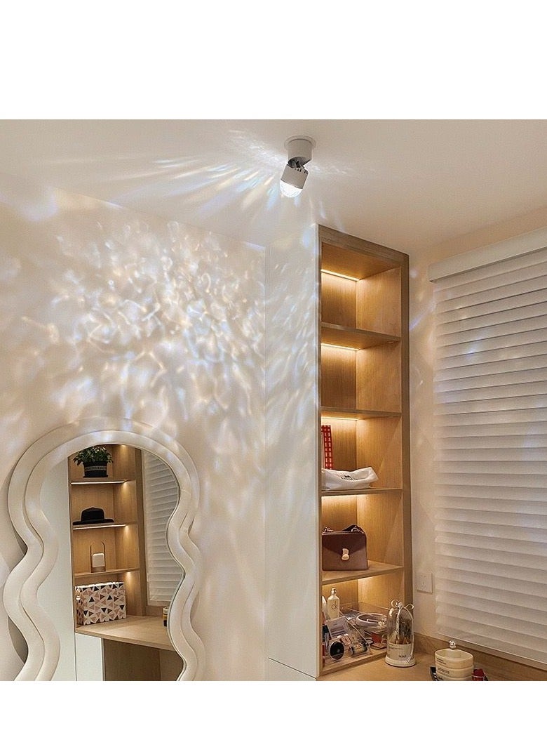 Ocean Wave Projector Lights, 16 Color Changing Crystal Lamp with Remote Control, Starry Night Light Projector, Dynamic Bedside Lamp Romantic Gift for Bedroom Living Room Decor - Image 4