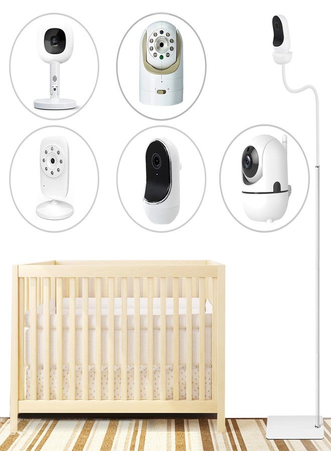 AISVAN Baby Monitor Floor Stand Compatible with Hellobaby ,Infant Optics,Nanit Pro, Owlet Cam/Cam 2 Baby Monitor, Adjustable Height 67",Also fit for Cameras with 1/4 Thread Connection,Universal Camera Stand - Image 1