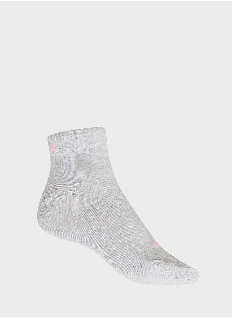 PUMA 3 Pack Quarter Plain Socks