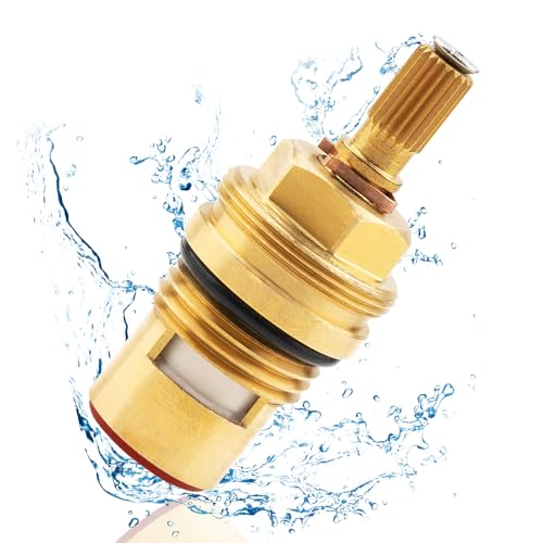 hansengroe Kitchen Faucet Cartridge Replacement Parts for Hansgrohe 94009000, Hot Flow Left Installation Suitable for Shower Valve Cartridge (94009000) - Image 1