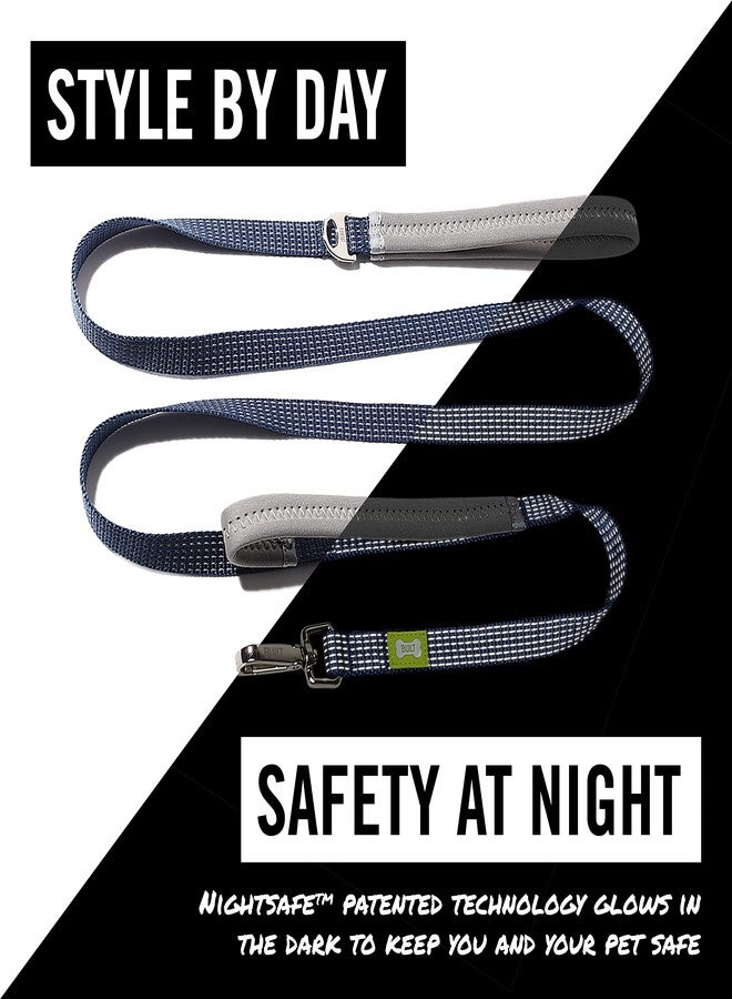 BUILT Dog Leash with Dual Neoprene Padded Handles - 6 ft Medium Dog Walking Leash with D-Ring and Sturdy Chrome Clip for Training and City Walks - Image 3