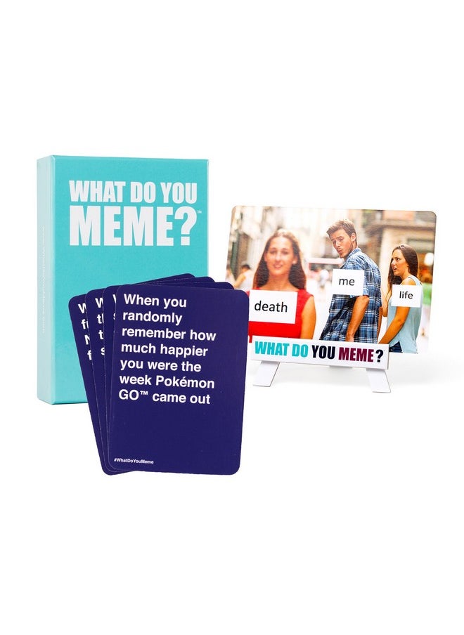 WHAT DO YOU MEME? - WHAT DO YOU MEME? Fresh Memes #1 Expansion Pack Designed to be Added to Core Game - Image 1