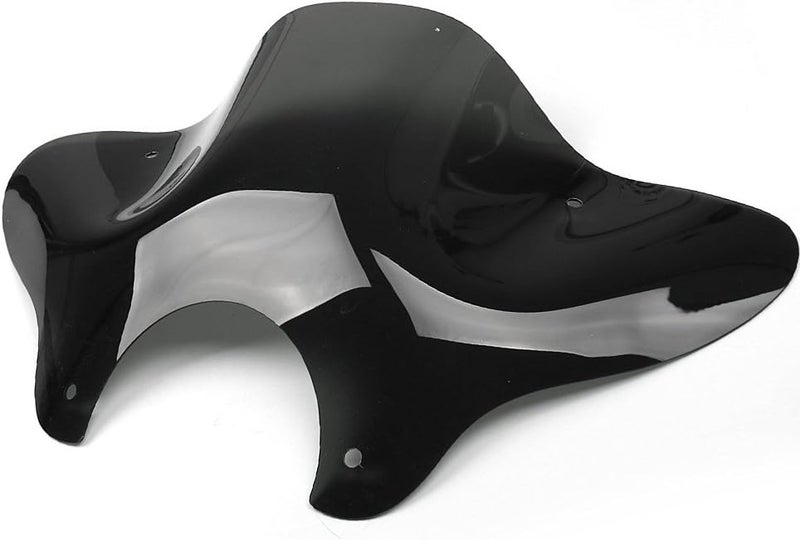 psler درع الرياح العالمي للدراجات النارية من psler مع مجموعة التركيب (أسود) - Image 4