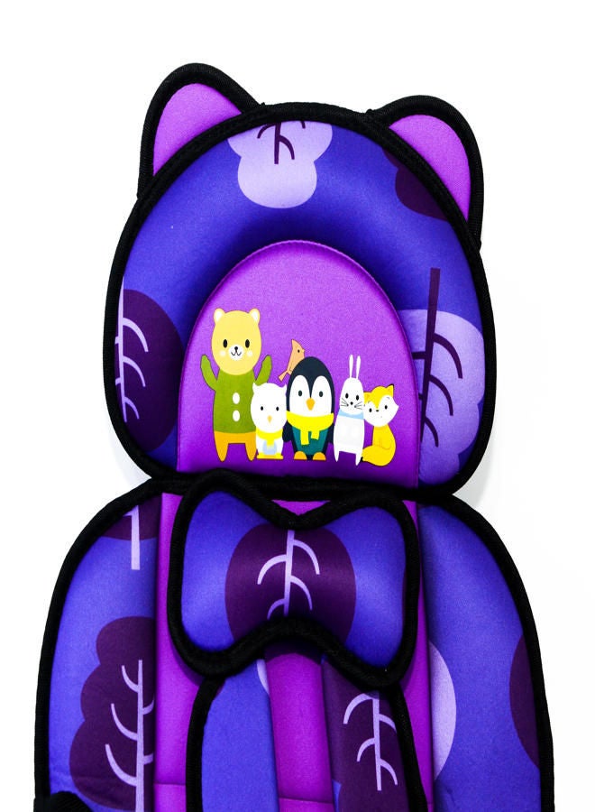 Baby Car Seat - Bear Blue&Purple - Image 2