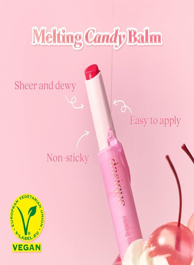 Dasique Melting Candy Balm (#10 Cranberry Whip) | Glossy Balm | Moisturizing | For dry Lips | Vegan - Image 3