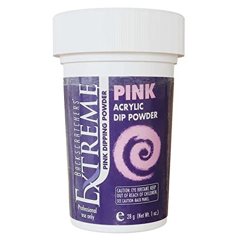 Backscratchers Extreme Acrylic Dip Powder - Salon Nail Dipping Powder System - Long Lasting Quick Dry Nail Color - Pink - Image 1