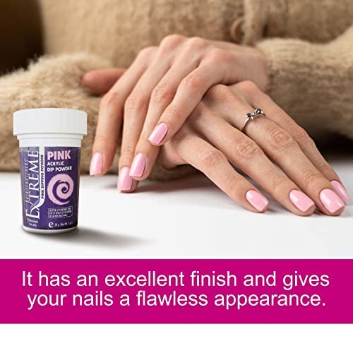 Backscratchers Extreme Acrylic Dip Powder - Salon Nail Dipping Powder System - Long Lasting Quick Dry Nail Color - Pink - Image 3