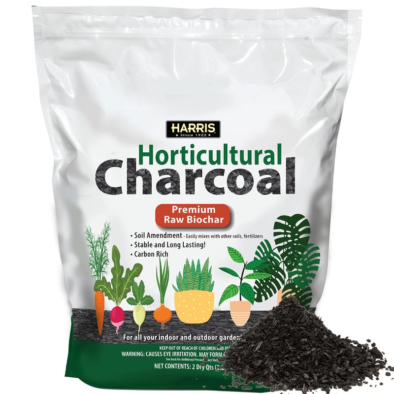Harris Horticultural Charcoal Premium Biochar Soil Amendment for Plants and Terrariums 2qt - Image 2