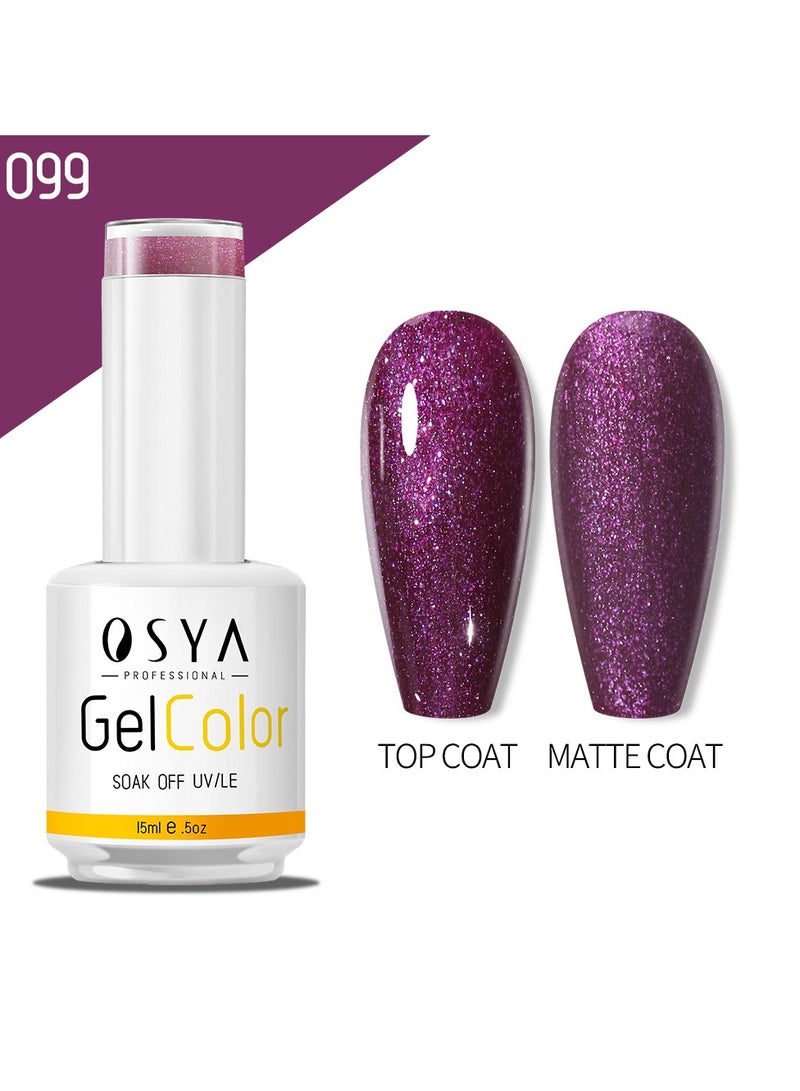 OSYA gel Nail Polish Collection Soak Off UV&LED CANNI OUTPUT Gel polish 15ml (099) - Image 1