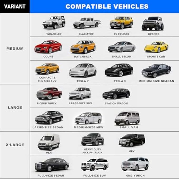 rayihni Winter Windshield Covers for Cars,Trucks, SUV,Heavy Duty 600D Oxford Fabric Frost Hails Windshield Protector Window Blanket,Car Windshield Cover for Ice and Snow Accessoires, Black,75/60Wx44D Inch - Image 3