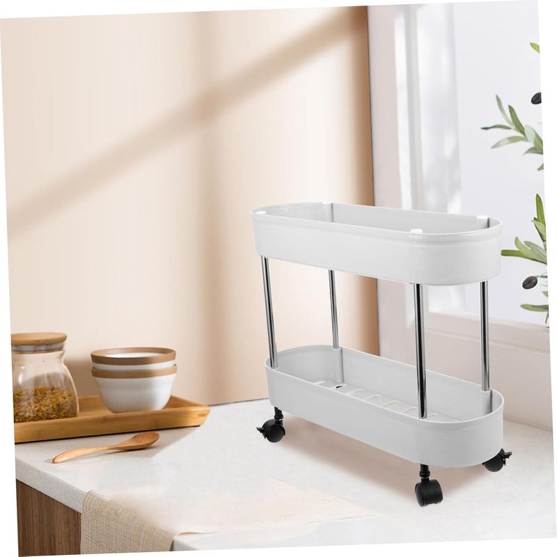 Nationwide delivery MAGICLULU Beauty Salon Double Layer Rolling Storage Cart Movable Trolley Rack Wheels for Kitchen and Bathroom Sturdy Plastic Organizer for Home and Salon Use Multiple options Spec upgraded improved quality Light sturdy raw material Precision made Trendy widespread design Practical experience crafted Simple multi-color universal build Budget friendly premium quality Multi-price design picks Full village delivery cover Dust tight seal Secure equipped warehouse Climate adapted delivery plan Widely used design Wide daily application Worldwide simple practical design All-scene compatible build Global assorted color picks Transparent body Pre-sale confirmed stock Practical design alternatives Flexible anti-break Regulated warehouse storage Transit damage minimized design - Image 3