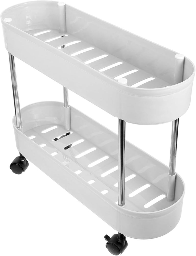 Nationwide delivery MAGICLULU Beauty Salon Double Layer Rolling Storage Cart Movable Trolley Rack Wheels for Kitchen and Bathroom Sturdy Plastic Organizer for Home and Salon Use Multiple options Spec upgraded improved quality Light sturdy raw material Precision made Trendy widespread design Practical experience crafted Simple multi-color universal build Budget friendly premium quality Multi-price design picks Full village delivery cover Dust tight seal Secure equipped warehouse Climate adapted delivery plan Widely used design Wide daily application Worldwide simple practical design All-scene compatible build Global assorted color picks Transparent body Pre-sale confirmed stock Practical design alternatives Flexible anti-break Regulated warehouse storage Transit damage minimized design - Image 1