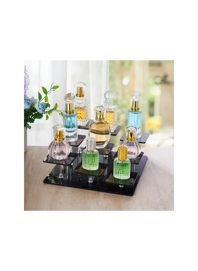 The Bros Acrylic Display Stand, 9-Tier Display Risers, for Funko POP Figures Perfume Organizers Display Stand, for Cupcake Dessert Collectibles Jewelry, for Decoration and Organizer - Image 4