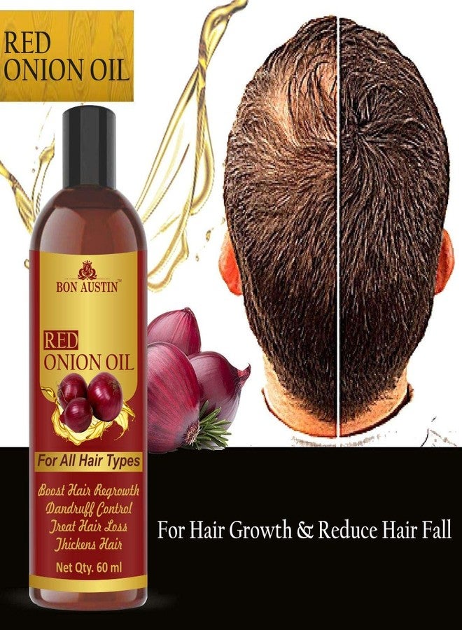 Bon Austin Red Onion oil Combo pack of 2 bottles of 60 ml(120 ml) - Image 4
