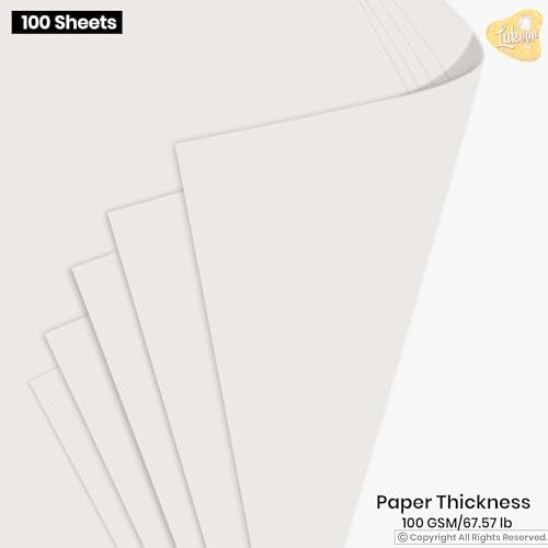 Lakeer A4 Off White Drawing Paper - 100 GSM, 100 Sheets, Smooth Texture, Acid-Free, Ideal for Drawing, Sketching, Painting, Calligraphy, Etc. - Image 3