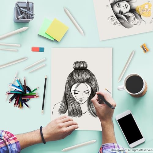 Lakeer A4 Off White Drawing Paper - 100 GSM, 100 Sheets, Smooth Texture, Acid-Free, Ideal for Drawing, Sketching, Painting, Calligraphy, Etc. - Image 5
