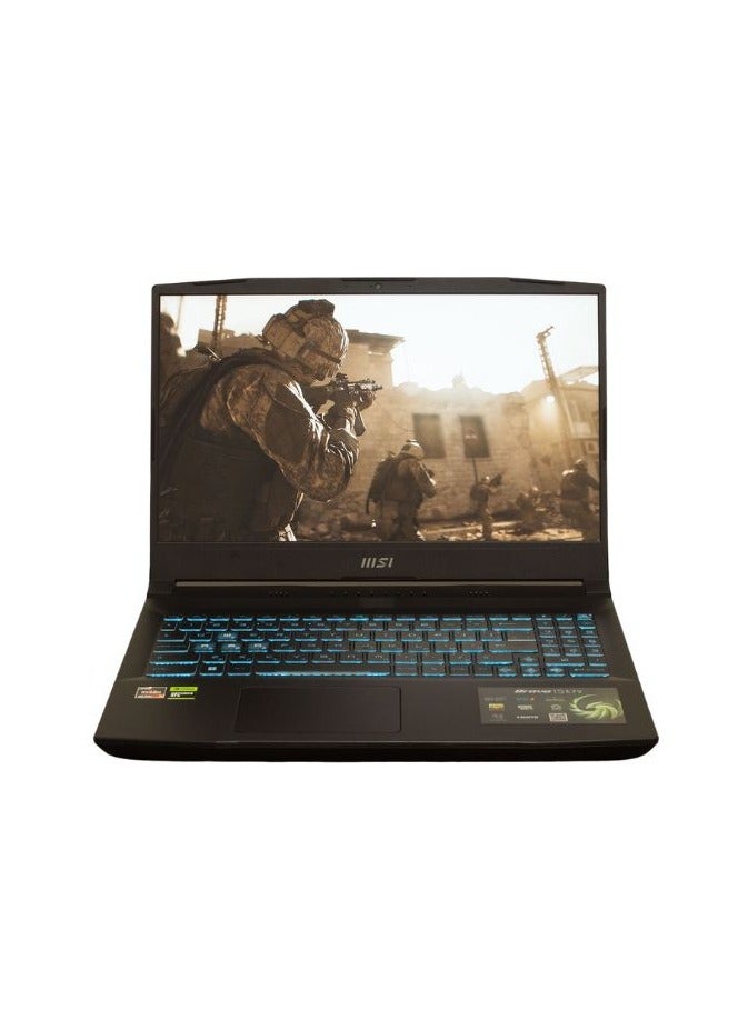 MSI Bravo 15 Gaming Laptop, 15.6" FHD IPS 144Hz Display, AMD Ryzen 9 7940HS, 16GB (2x8) RAM, 1TB SSD, GeForce RTX 4060 8GB GPU, ENG Backlit K/B, Win 11 Home, C7VFKP-226US English Aluminum Black - Image 1