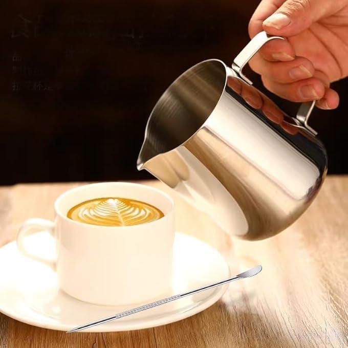 Neostyle Milk Frothing Pitchers350Ml Stainless Steel Milk Frother CupBarista Milk Steaming Jug Cup For Making Coffee Cappuccino Latte Art - Image 5