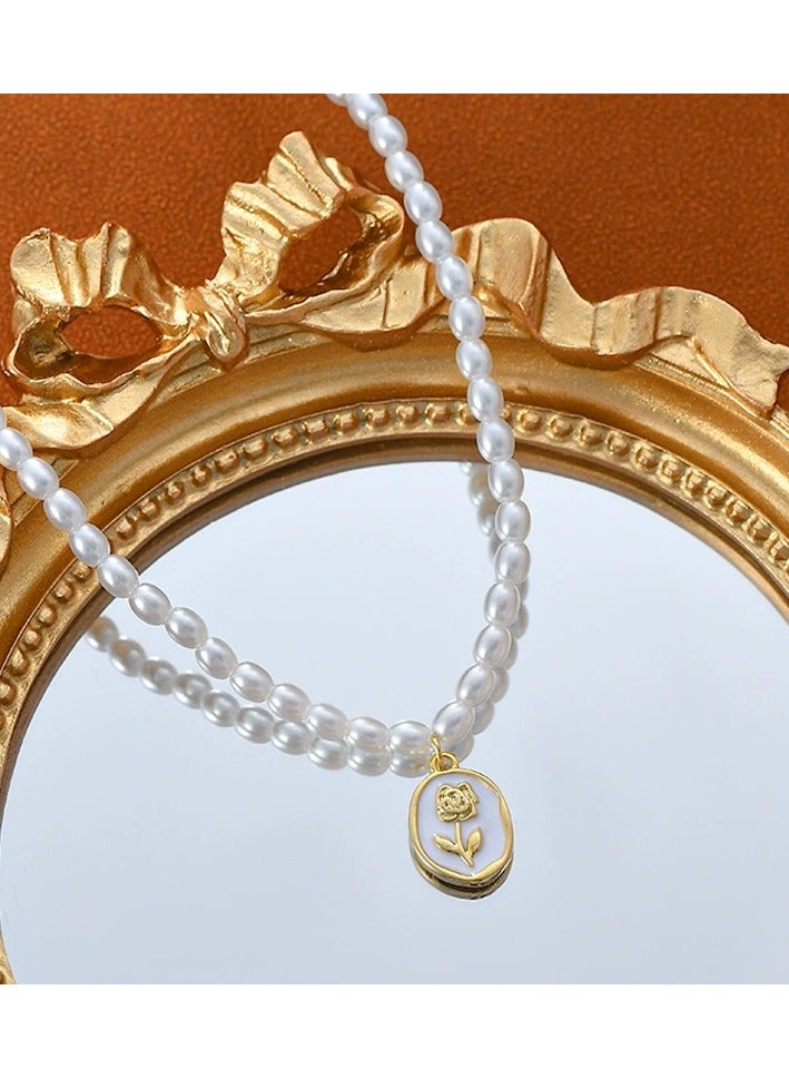 Goolsky French Vintage Pearl Necklace – Elegant Statement Choker for Women | High-End Small Boutique Design  - Image 4