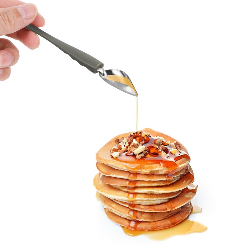 🍳 ملاعق زخرفية للخبز وفن القهوة من الصلب المقاوم للصدأ خفيفة الوزن - Image 4