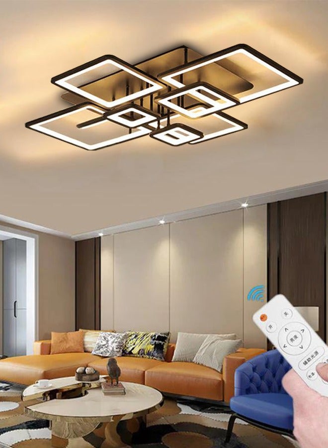 Ceiling lamp living room lamp | Nordic minimalist elegant modern luxurious unique creative three-color change | Suitable for living room, bedroom, dining room, study lamp - Image 1