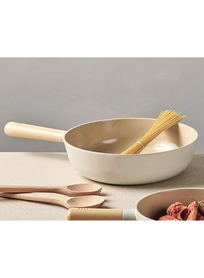 1Piece Nonestick Frying pan Wok pot 5.9~11inch / korea cookware stew grill pan (Wok 26cm (10inch) - Image 1