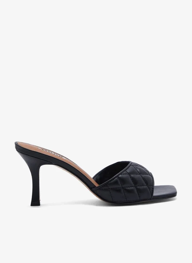 Dune London Casual Quilted Stiletto Heel Sandals