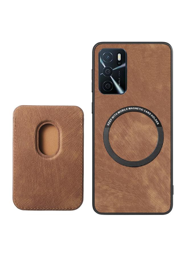 اس-توب جراب هاتف مغناطيسي مع حقيبة بطاقات جلدية كلاسيكية لهاتف OPPO Reno7 4G - Image 3