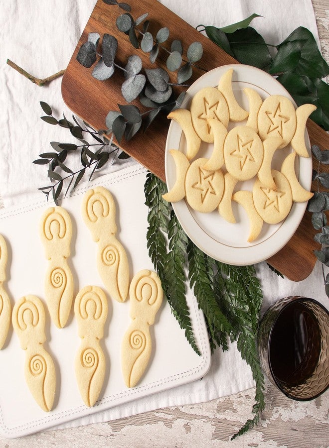 Bakerlogy Set of 2 Goddess Cookie Cutters - Triple & Spiral Goddess Designs, 2 Pieces - Image 3