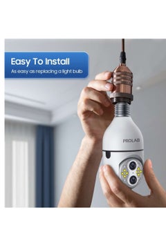 PROLAB Prolab Bulb Wifi  Smart Camera for Home Security  - Image 3