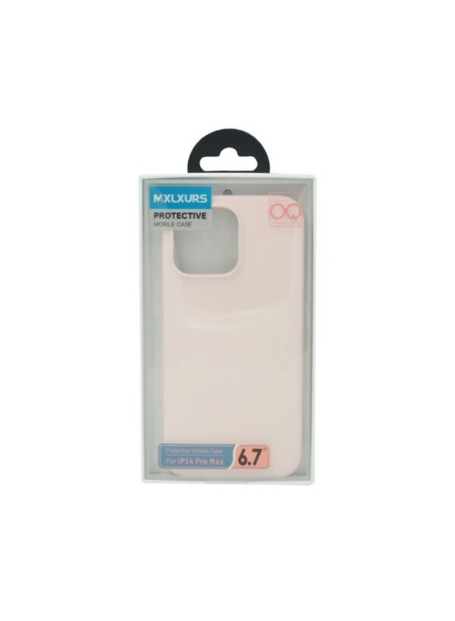 Silicone Case Iphone 14 Pro Max Chalk Pink - Image 2