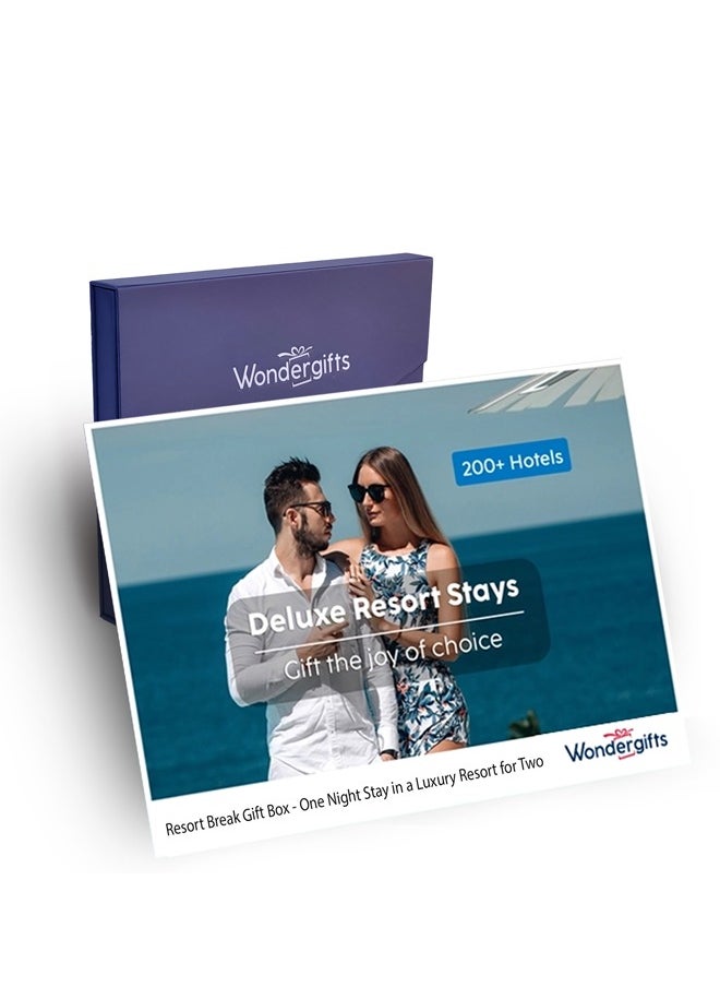 Wondergifts - One Night Stay in a Luxury Resort for Two Experience Gift with Free Spa Voucher - Image 1