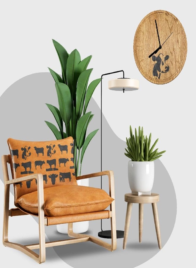 Lionx Farm Animal Stencil Set Chicken Cow Frog Bird Silhouette Templates Reusable 8.5 x 11 in Mylar Stencils for Painting Wood Signs Walls DIY Crafts (Cow) - Image 3