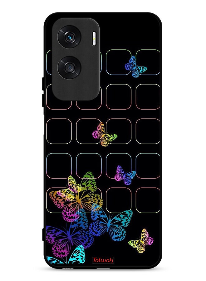 Tolwak Honor X50i 5G Protective Case Cover Colorful Butterflies - Image 1