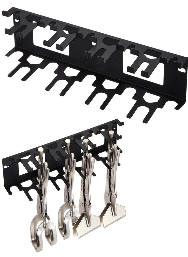 Shimeyao Locking Sheet Metal Clamp Holder Heavy Duty Clamp Storage Hardware Tool Rack Organizer Hanging Wall Mount for Garage Pegboard Workshop Home - Image 1