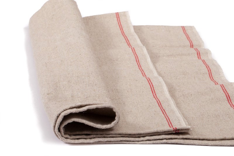 Saint Germain Bakery خبز سان جيرمان - قماش تخمير احترافي كبير جداً 35"x26" من فرنسا - قماش قوي 100% من الكتان الطبيعي - Image 2