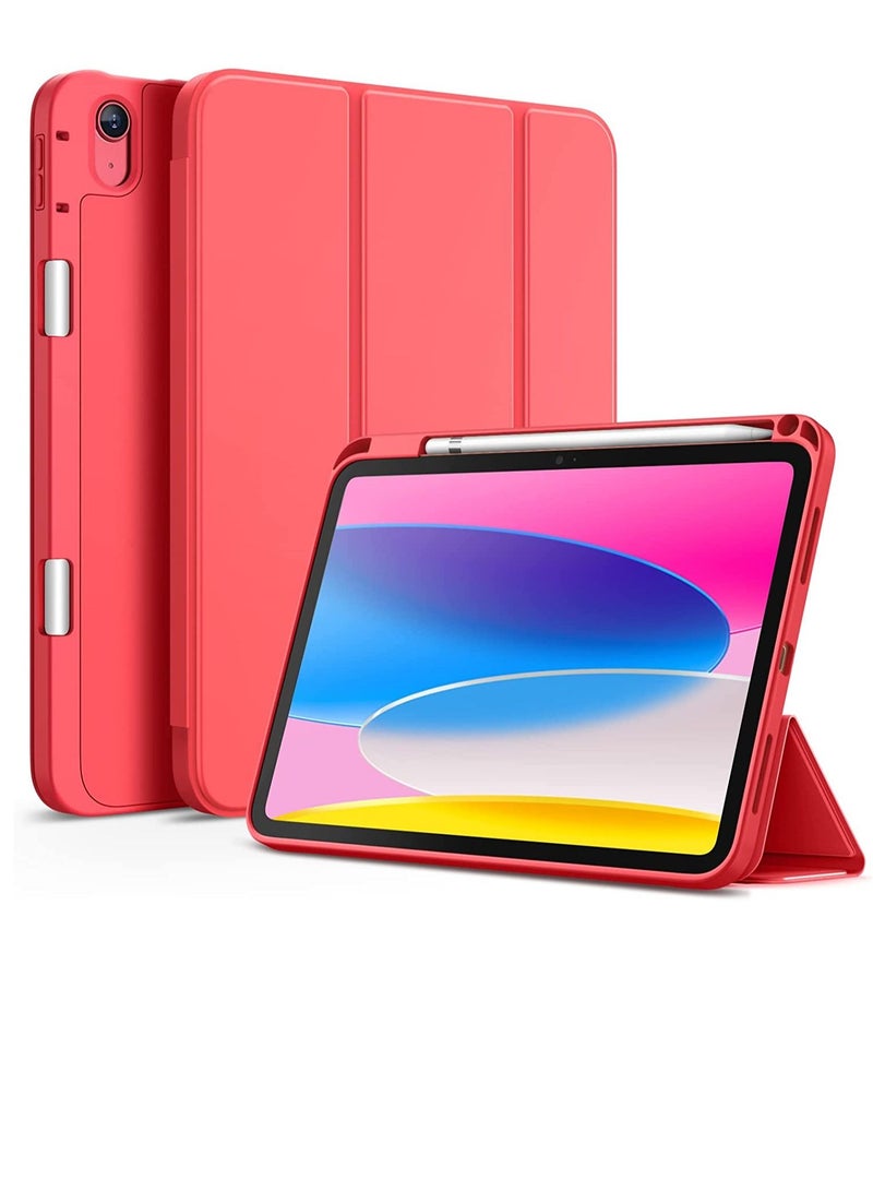 جينيكست iPad 10th Generation 10.9 inch 2022 Case Flip Cover with Magnetic Closure Auto Wake/Sleep function having Pencil holder Slot - Image 1