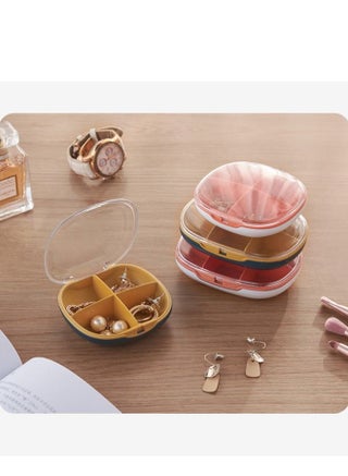 4 Compartments Portable Jewelry Container Mini Organizer Box - pzsku/Z5FCED32334CD46E7759DZ/45/_/1649362515/5bf12749-b9c5-4d8e-affa-2428600b2fcb