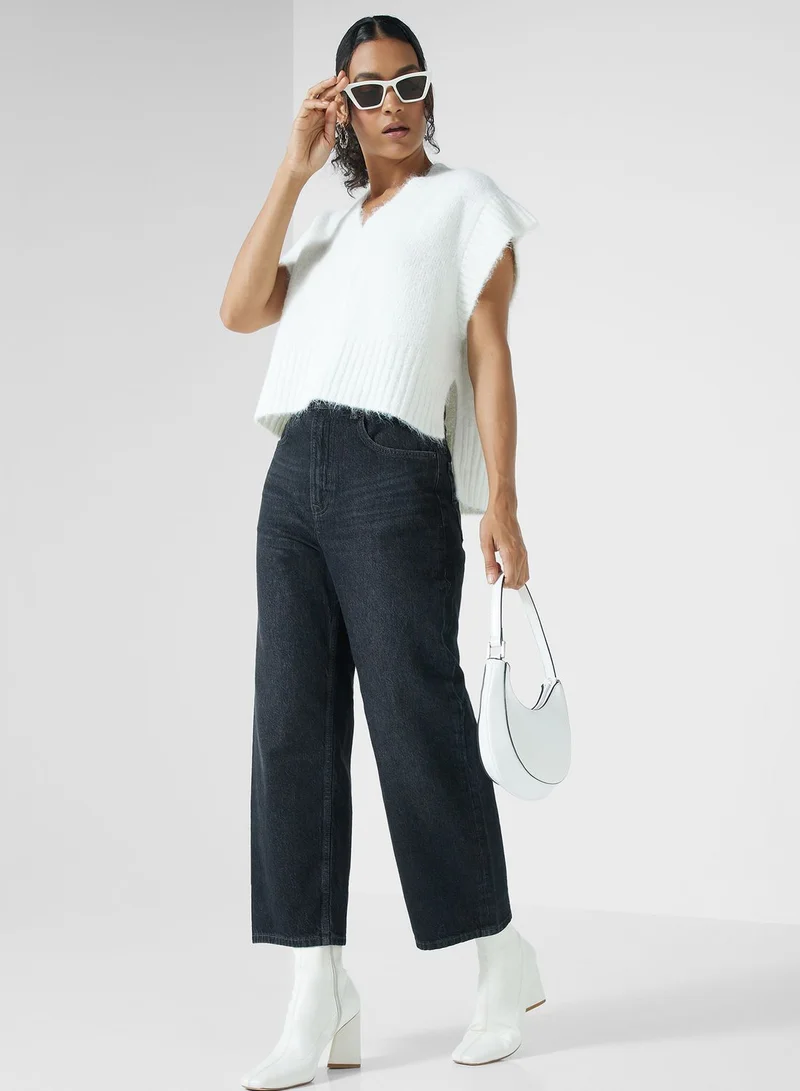 TOPSHOP V-Neck Knitted Sweater