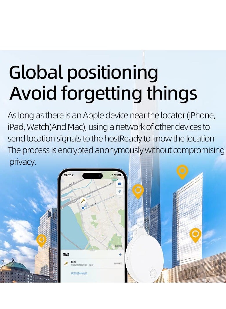 KASTWAVE 3 Pcs Item Find for Kids, Pets, Dogs, Luggage, No Monthly Fee, Real-Time Global Tracking Device, Item Finder, Waterproof Mini Tag Compatible with Apple Find My App, iOS - Image 5