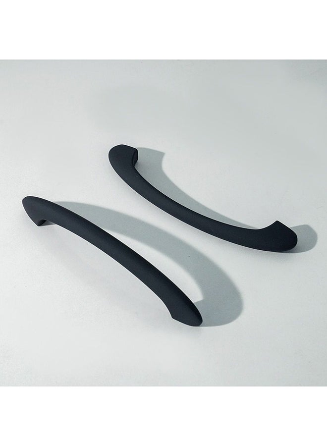 milano Milano Aria Cabinet Handle Zinc Alloy – Premium Pull Handle for Kitchen Cabinets, Drawers, Cupboards, Wardrobes – Sleek Modern Design Furniture Handle Handle Earl Black 155X33X13Mm  - Image 1