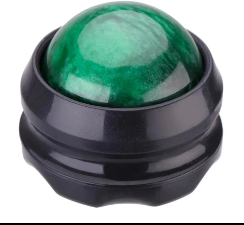 Versatile Massage Tools Revolving Massage Ball with Cooling Effect Ideal for PostWorkout Therapy Resin Massage Roller with 360Degree Mobility Easy Maintenance Relieves Muscle Aches - Image 1