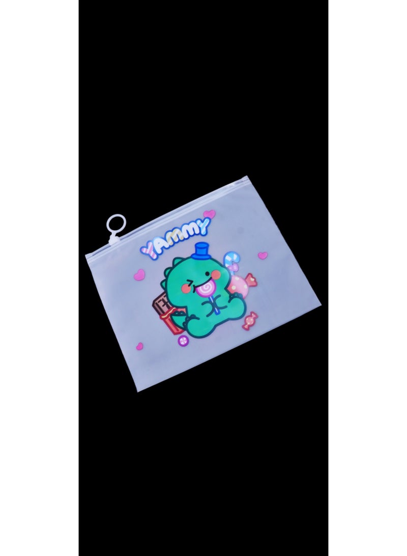 جود باي مجموعة من أربعة مقلمة يونيكورن شفافة للادوات المدرسية وأدوات المكياج - Image 5