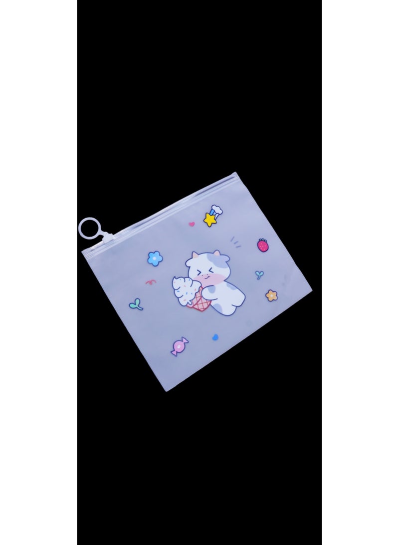 جود باي مجموعة من أربعة مقلمة يونيكورن شفافة للادوات المدرسية وأدوات المكياج - Image 4