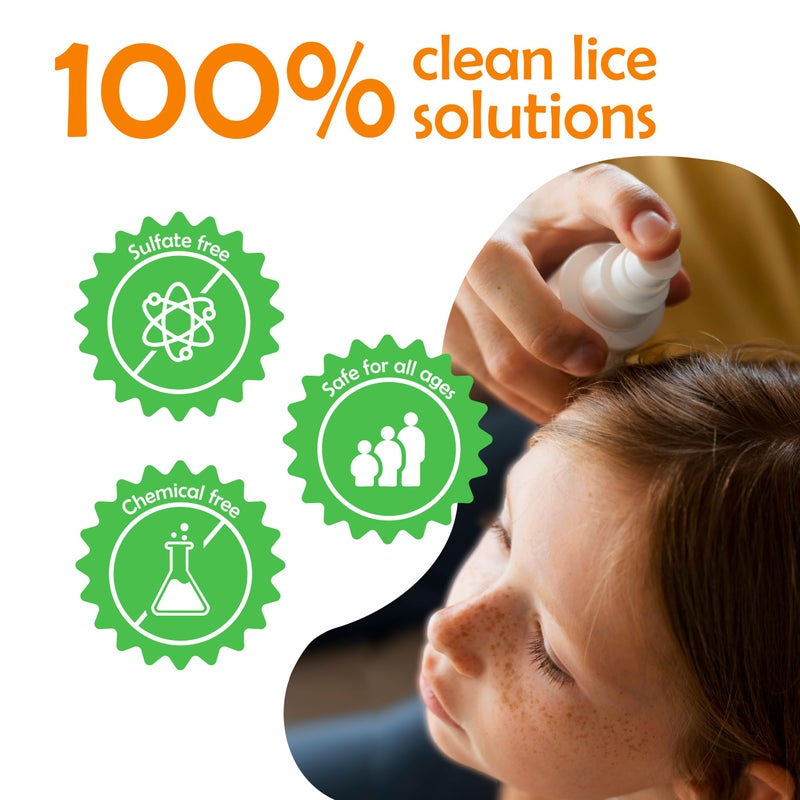 Nit Free Head Lice Detangling Spray (Peppermint - 16oz) - Image 4