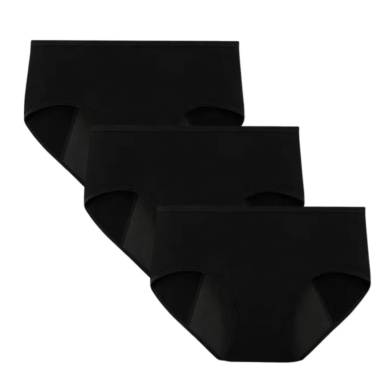 TUMMY Full Coverage Heavy Flow Reusable Period Panty for women - Pack of 3