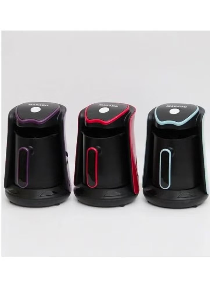 مارادو ماكينة تحضير القهوة التركية سهلة الاستخدام والغسيل 4 اكواب(قد يختلف اللون) - Image 1