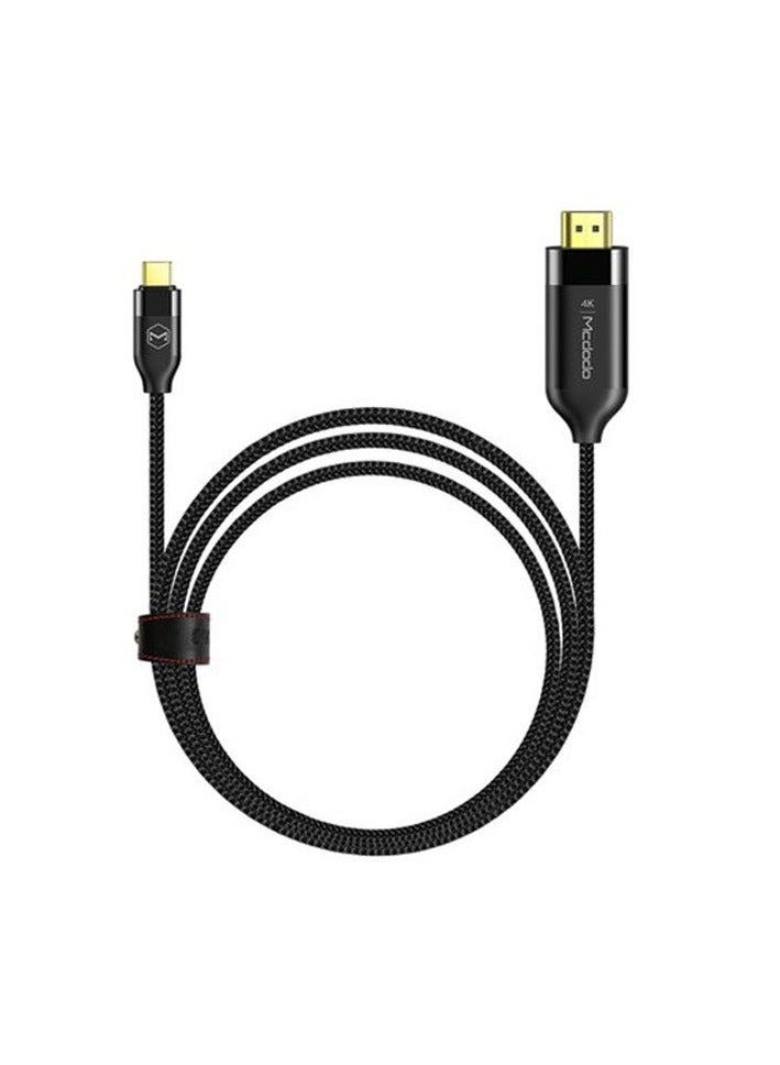 MCDODO CA-5880 USB-C TO HDMI CABLE 2M BLACK - Image 1