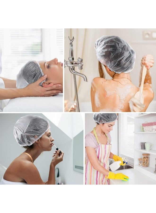 C-Cure Disposable Shower Cap |Waterproof Bath Cap for Women and Men |Size 18” Large, Keeps hair Dry, use and throw Shower Cap, for use at Home, Hotel, Hair Dye, Salon & Spa (Blue Pack of 100) - Image 5